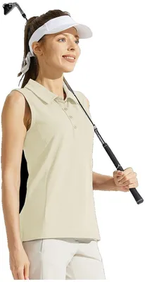 Productafbeelding van Currero Golf Shirt/Polo Dames Abrikoos XXL