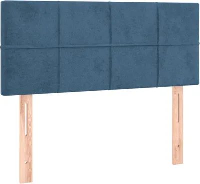Produktbild von vidaXL Kopfteil Dunkelblau 100x5x78/88 cm Samt