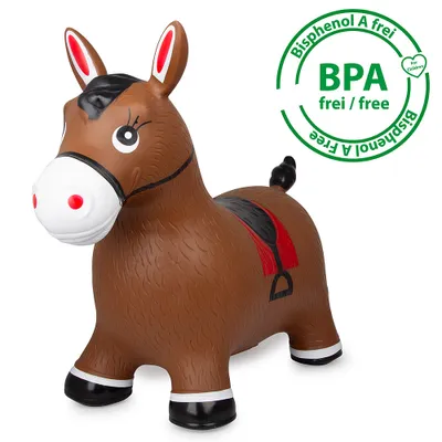 Produktbild von JAMARA Hüpftier Pferd braun mit Pumpe