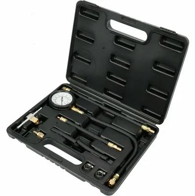 Produktbild von Yato YT-73024, 0 - 7 bar, Schwarz, Edelstahl, Analog, 7,5 cm