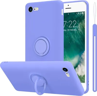 Produktbild von Cadorabo Hülle für Apple iPhone 7 / 7S / 8 / SE 2020 Schutz Hülle in Lila Handyhülle TPU Etui Case Cover