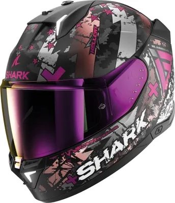Produktbild von Shark Skwal i3 Hellcat Helm, schwarz matt/pink, M (57/58)