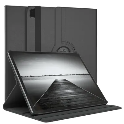 Produktbild von EAZY CASE - Tablet Hülle für Apple iPad Air 13 (2026) Schutzhülle, Tablet Case 360° drehbar in Schwarz