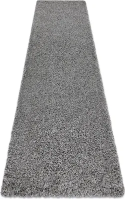 Produktbild von Teppich, Läufer SOFFI shaggy 5cm grau - in die Küche, Halle, Korridor Grau 70x300 cm