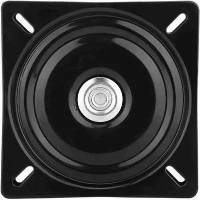 Image de Siège pivotant renforcé pour tabouret de bar, rotation à 360 degrés - 6 et 8 pouces - Universell - Couleur noire