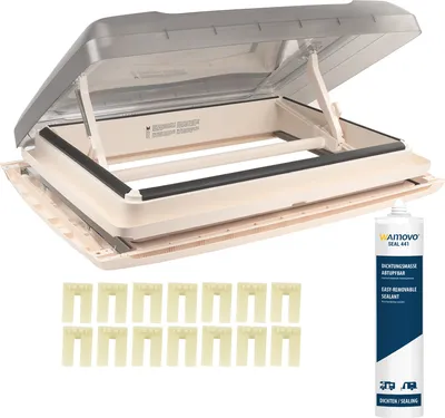 Produktbild von MPK VisionStar L pro Dachhaube klar 50x70cm Stärke 25-60mm +Dichtmasse