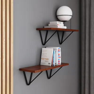 Obrázek produktu pro AKKE Caravaggio závěsná police WIRE moderní LOFT-style DxŠ: 50x20 cm