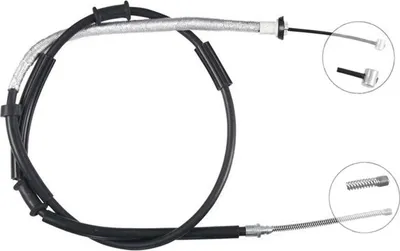 Immagine prodotto di Freno di stazionamento a fune 1.720 mm Freno a tamburo A.B.S. per FIAT 500L