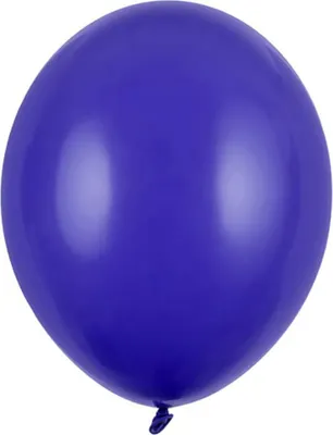 Produktbild von 10 Stk. Luftballon Ø30cm "Uni Pastell" | Royal Blau
