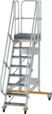 Image de Escalier à plateforme en aluminium mobile 60° 300708