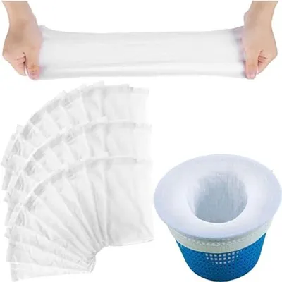 Produktbild von 30 Stš¹ck Pool Skimmer Socken, Schwimmbad Skimmer Socken, Filtersocken Skimmer, Schwimmbad Skimmer Filter Sieb Netz, Filtersocken fš¹r Skimmer Teich Reinigung Schmutz und Bl?ttern