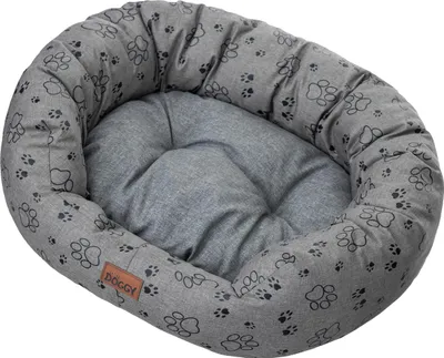 Image de Lit pour chien avec matelas imperméable "Amazing" - Lit orthopédique pour animaux domestiques ovale pour intérieur & extérieur - 75x60 cm