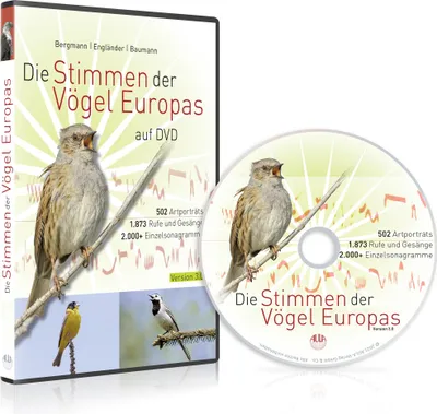 Produktbild von Die Stimmen der Vögel Europas auf DVD