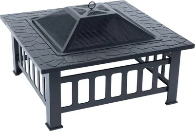 Produktbild von Brasero Grill 3 in 1 mit Schutzdeckel "Flaméo" - Schwarz