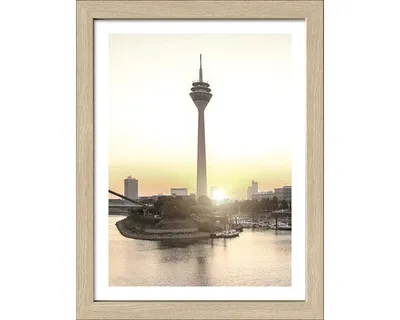 Produktbild von Gerahmtes Bild Düsseldorf Rheinturm 33x43 cm