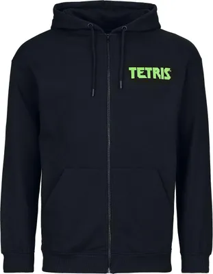 Produktbild von Tetris Kapuzenjacke Herren Block Party schwarz S