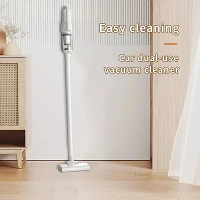 Obrázek produktu pro Ruční vysavač – bezdrátový – sací výkon 6500 Pa – HEPA filtr – LED osvětlení – 60 W – bílá barva