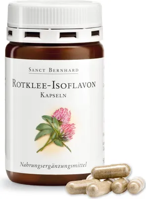 Produktbild von Sanct Bernhard Rotklee-Isoflavon-Kapseln - 90 Kapseln