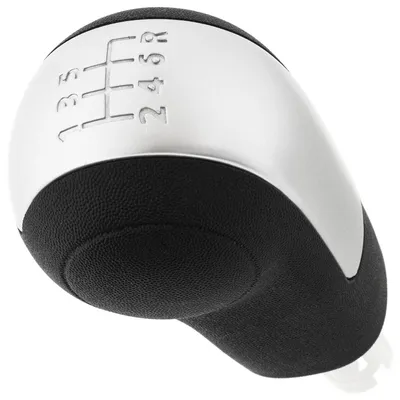 Productafbeelding van Versnellingspookknop 6-versnellingen, zilver/zwart, voor Land Rover Freelander II L359, vanaf 2007-2013