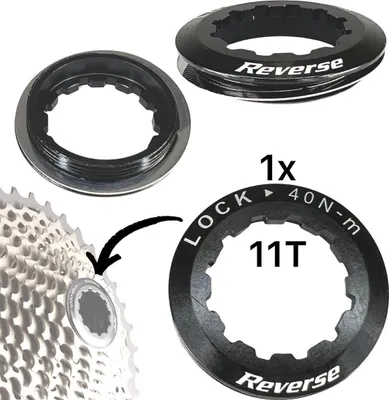Produktbild von Reverse Kassettenverschlussring schwarz