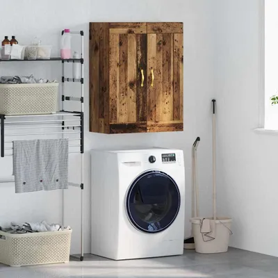 Image de vidaXL Armoire murale vieux bois 69,5 x 34 x 90 cm Bois composite
