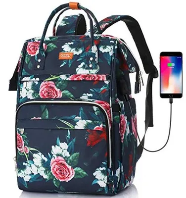 Image de Sac à dos d'école pour ordinateur portable, sac à dos multifonction, noir