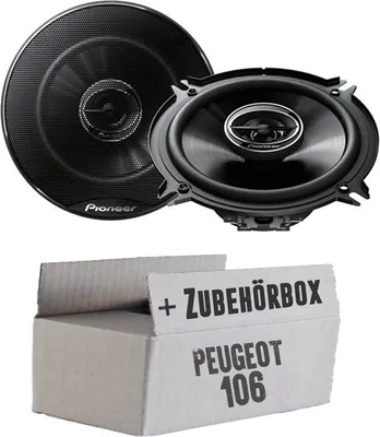 Produktbild von Pioneer TS-G1320F - 13cm 2-Wege Koax Lautsprecher - Einbauset passend für Peugeot 106 - justSOUND