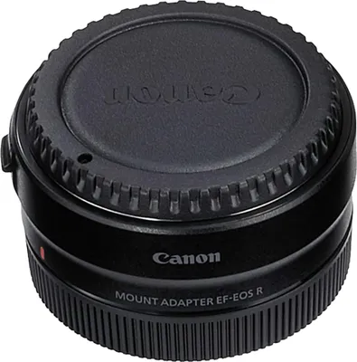 Produktbild von Canon EF-EOS R Objektivadapter, Metall/Kunststoff, Schwarz/Silber, 24x71,2mm, 110g, Wetterfest, für Canon EOS R/EF/EF-S, ohne AF/IS-Einbußen, Metallfassung