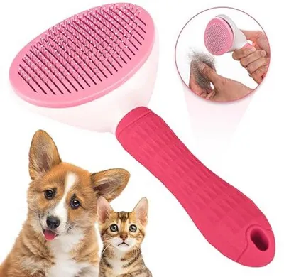 Productafbeelding van Vachtborstel voor honden en katten met lange of halflange vacht