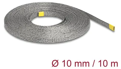 Produktbild von DELOCK Geflechtschlauch zur EMI Abschirmung 10 m x 10 mm