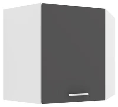 Produktbild von VCM Küchenschrank hängend | Maße ca. H. 60 x B. 57 x T. 57 cm | Hängeschrank mit zwei Fächern | Kücheneckschrank - Esilo