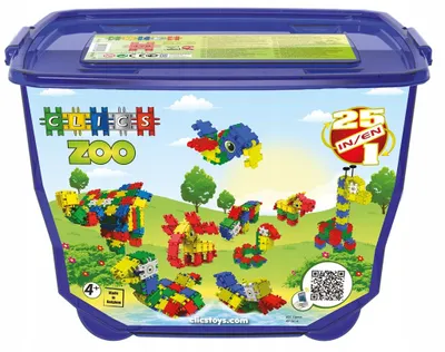 Obrázek produktu pro CLICS FB001, Stohování bloků, 4 rok/roky, Plast, 460 kusů