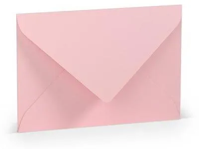Produktbild von Briefumschläge B6, 176 x 125 mm, 80 g/m², rosa, nassklebend, 5 Stück
