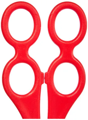 Produktbild von Therapeutenschere Wedo 7373 17cm rot rostfrei Doppelgriff abgerundet Schere