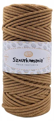 Produktbild von Sznurkomania Baumwollschnur 3mm 100m Makramee Cappuccino