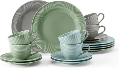 Produktbild von Seltmann Weiden Beat Kaffeeservice 18-tlg. 3 Farben