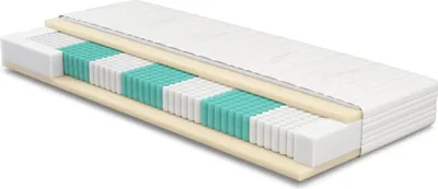 Produktbild von Matratze 100x190 cm - SERA - H5 - Lyocell - 7-Zonen - Ideal für Allergiker & Schwitzer - Orthopädisch - Taschenfederkernmatratze 100x190