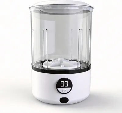 Produktbild von Mini Waschmaschine,Waschmaschine Elektrisch,für Unterwäsche & Socken,Vollautomatische Kleine Sockenwaschmaschin,USB-C Aufladung