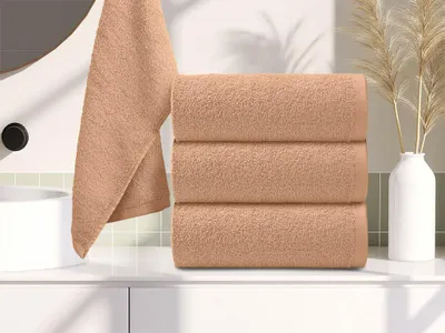 Produktbild von Kinderhandtuch Bella, beige, 30 x 50 cm, 100 % Baumwolle