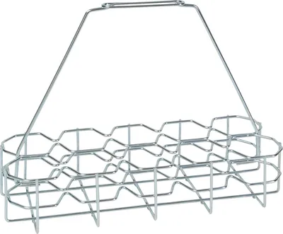 Produktbild von Glasträger für 10 Gläser | Getränke- & Geschirrkorb aus Metall (verzinkt)