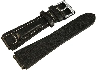Produktbild von Hochwertiges Echt-Lederband, schwarz, Gr. 20