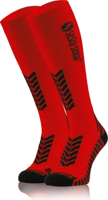 Produktbild von Sesto Senso Sportliche Kniestrümpfe Unisex Hohe Atmungsaktive Sportsocken Rot 35-38