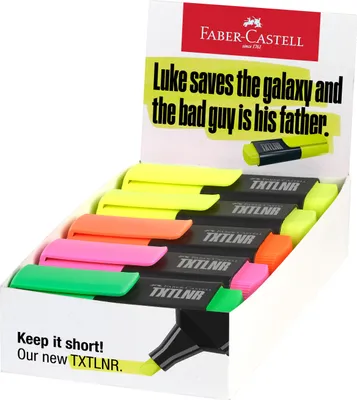 Produktbild von FABER-CASTELL Textmarker TXTLNR Mini Display SF mixed