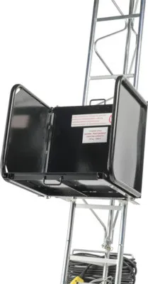 Produktbild von Dachdeckerpritsche Haemmerlin für Castor Steel, mit Stahlseitenwänden, zum Transportieren von Ziegeln, Dachschiefer usw.