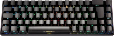 Produktbild von Deltaco Gaming GAM-100-DE, Kabellos, USB + RF Wireless + Bluetooth, Mechanischer Switch, QWERTZ, RGB-LED, Schwarz