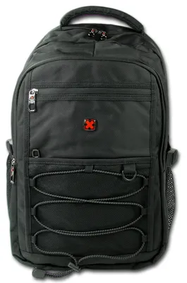 Immagine prodotto di Zaino da viaggio con scomparto per laptop, zaino imbottito nero da uomo, modello D3ORD4219S