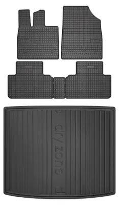 Obrázok produktu pre Gumové autokoberce SolidPRO + vaňa kufra DryZone pre: BYD Seal U 2024- SUV 6 ks