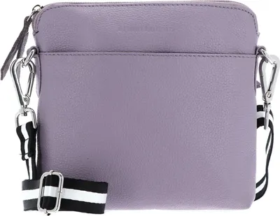 Image de bruno banani Cuir sac à épaule sac à épaule bandoulière Crossbody Bag Lilac lilas