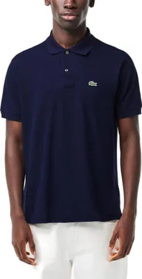 Immagine prodotto di Polos Hombre Del Marchio Lacoste Del Modello L1212 Short Sleeved Ribbed Collar S Blu