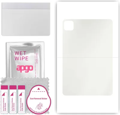 Produktbild von apgo Rückseite Schutzfolie, Matt, kompatibel mit TCL NXTPAPER 10s, Hinten Hydrogel-Displayschutzfolie mit Positionierhilfe, kratzfest, einfache Montage
